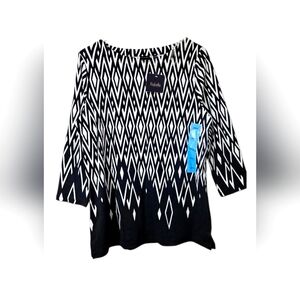 Raffaella Black/White Sweater